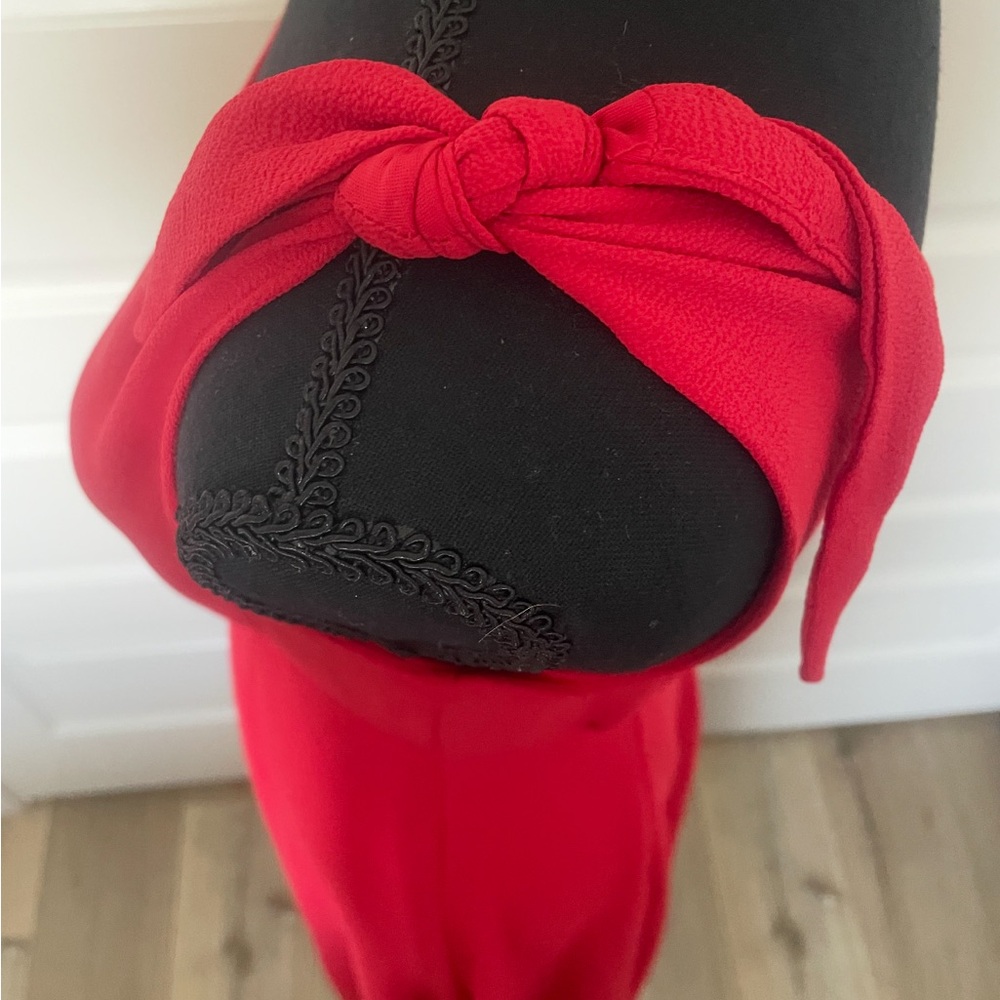 Betsey Johnson Red Women's Dress Sz 2 - Picture 5 of 11